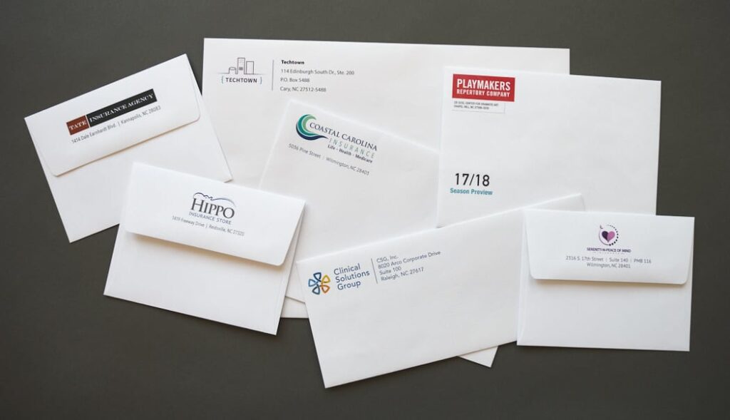 Envelope Printing Chelmsford